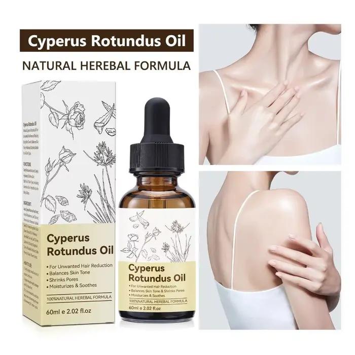 Huile de Cyperus Rotundus 100% pure et naturelle pour l'épilation