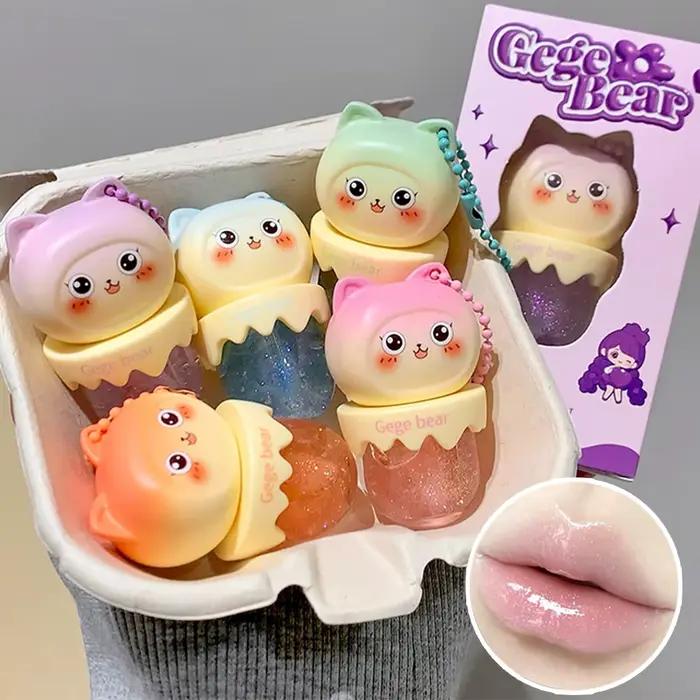 Gege Bear – huile à lèvres aromatisée aux fruits