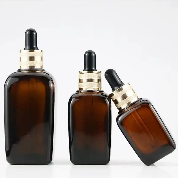 Compte-gouttes en verre ambré HI 10ml-100ml