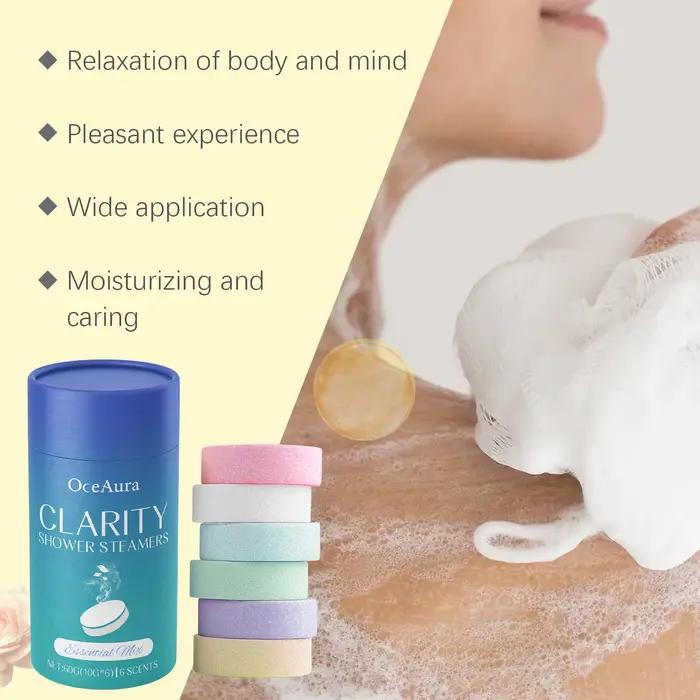 Douche vapeur aromathérapie longue durée lavande Rose parfum relaxant esprit corps apaisant