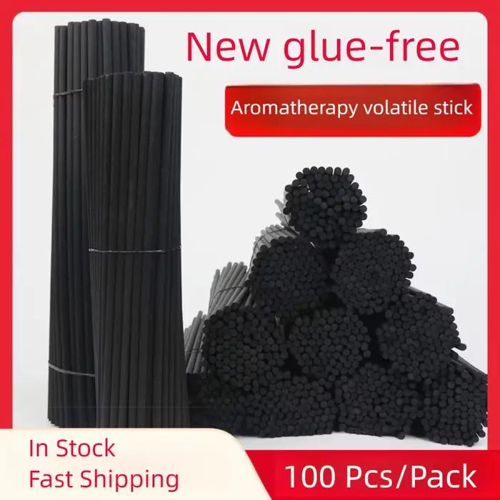 Bâtons de diffuseur épais en Fiber noire