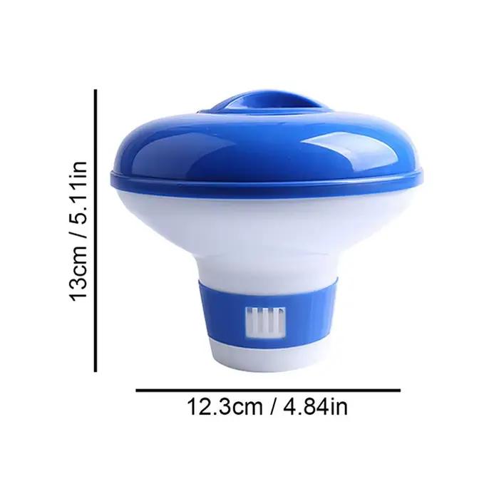 Distributeur de chlore flottant miniature réglable, durable pour piscines intérieures et extérieures, distributeur de chlore flottant