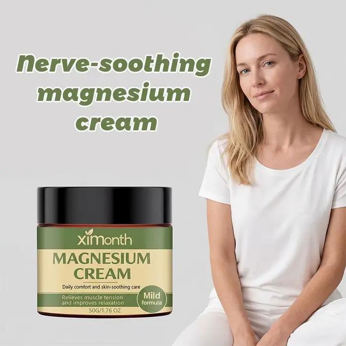 Crème relaxante au magnésium naturel premium