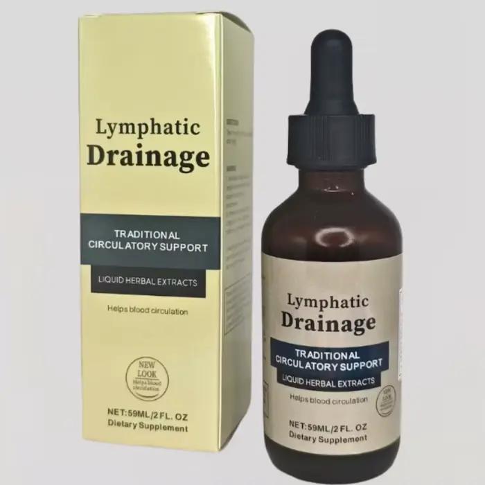 Gouttes naturelles à base de plantes pour le drainage lymphatique - Soutien circulatoire