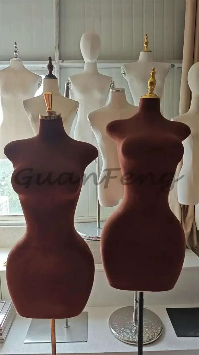 Mannequin femme nue pour vitrine de magasin de vêtements, présentoir demi-corps de modèle sexy européen, accessoires de vitrine