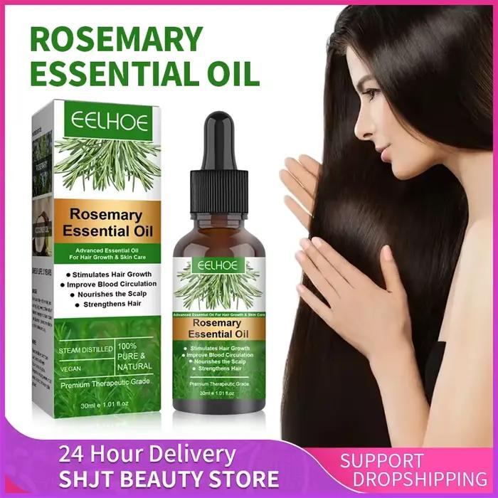 Huiles essentielles de romarin pour la croissance des cheveux
