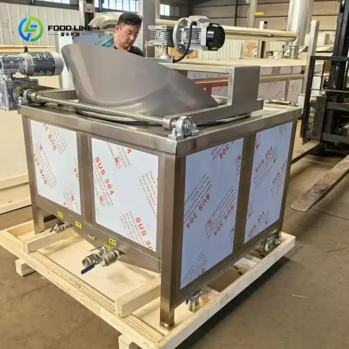 Machine à Frire Électrique et à Gaz en Acier Inoxydable 304 Automatique pour Frites, Arachides, Haricots, avec Déshuilage Haute Efficacité, Personnalisable