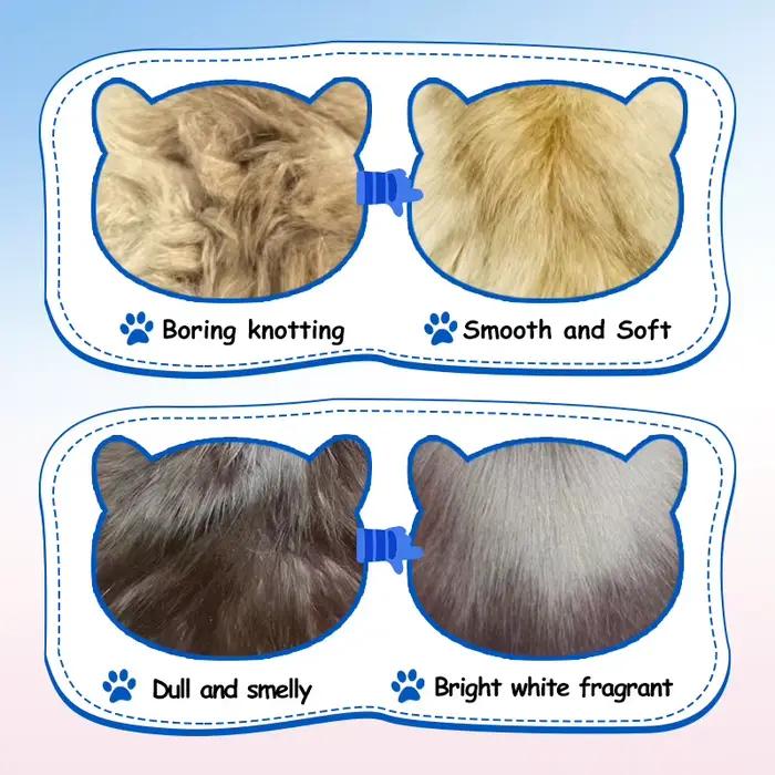 Huiles essentielles de soins capillaires nourrissantes et éclaircissantes pour chiens et chats, parfum lisse et durable, désodorisant