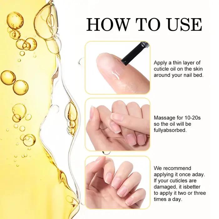 Huile nutritionnelle parfumée pour ongles