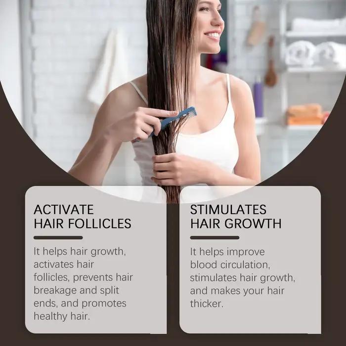 Huile de gingembre pour la croissance des cheveux