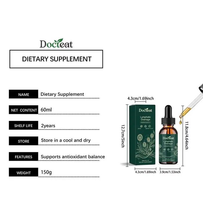 Gouttes de drainage lymphatique naturel 60ml – Absorption rapide