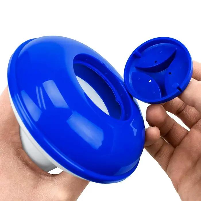 Distributeur de chlore flottant miniature réglable, durable pour piscines intérieures et extérieures