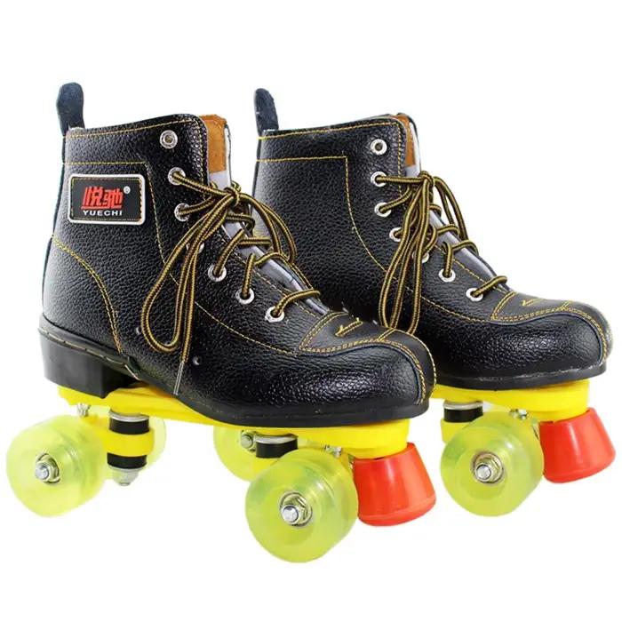 Patins à roulettes à 4 roues pour adultes, chaussures de patinage professionnelles pour hommes et femmes, respirantes, confortables, antidérapantes, résistantes à l'usure