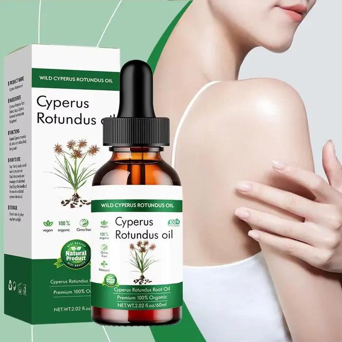 Huile d'épilation naturelle Cyperus Rotundus pour soins doux réduction croissance des poils corps hydratation nourriture peau occasionnelle spéciale