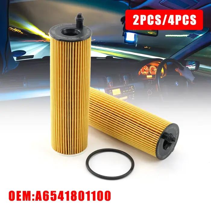 2 pièces/4 pièces A 6541801100   Filtre à huile Automobile pour W222 V222 X222 W205 S205 W213 S213 C238 C180D C220D E300D E220D S350D S400D