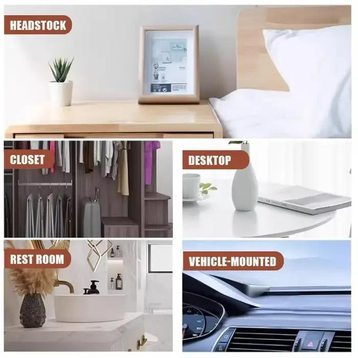 Diffuseur d'huile essentielle rond en bois