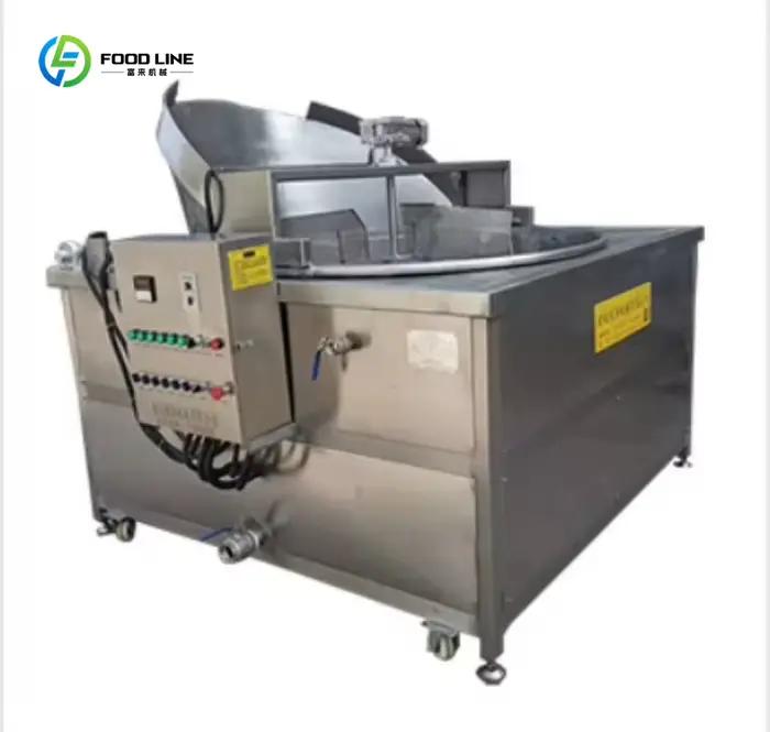 Machine à Frire Électrique et à Gaz en Acier Inoxydable 304 Automatique pour Frites, Arachides, Haricots, avec Déshuilage Haute Efficacité, Personnalisable