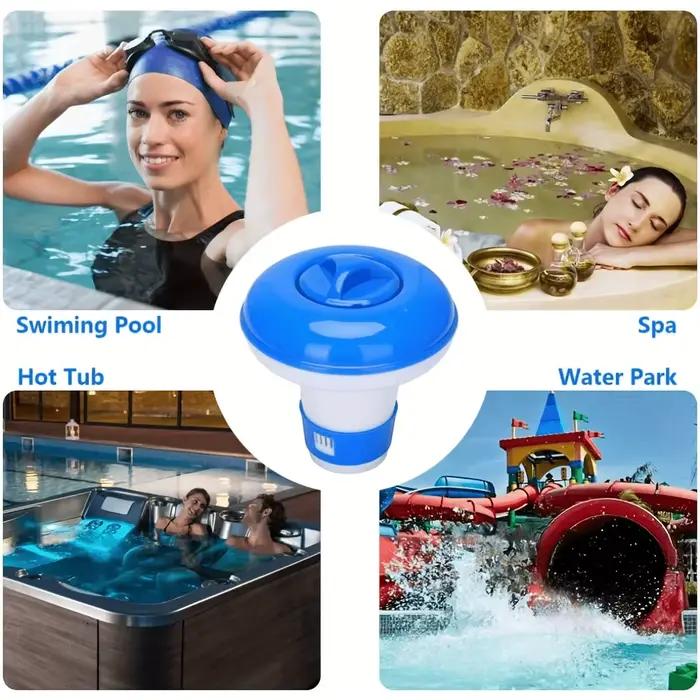 Mini distributeur de chlore flottant réglable, 1 pièce, durable pour piscines intérieures et extérieures, distributeur de chlore flottant
