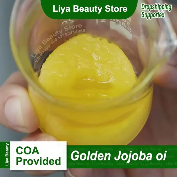 Huile de jojoba dorée biologique israélienne