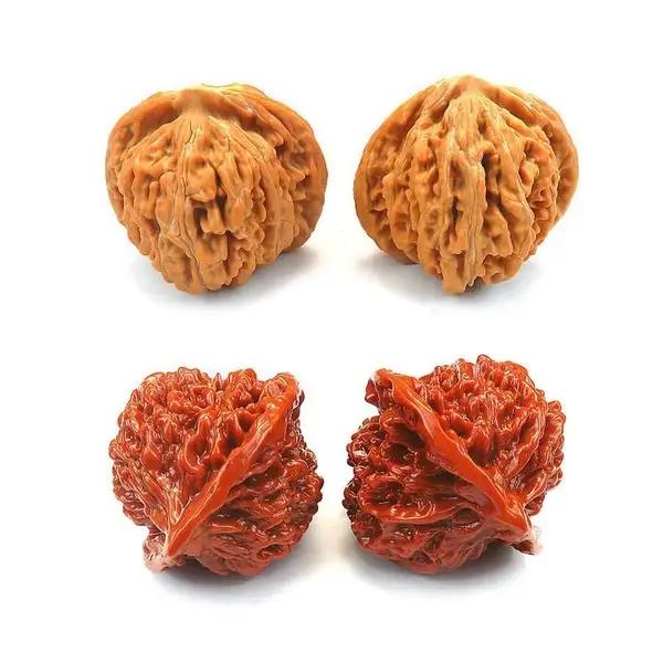 Paire d'ornements de noix naturelles Wenwan, soins de santé, jeu à long terme, surface lisse, épaissir le surpoids du sang