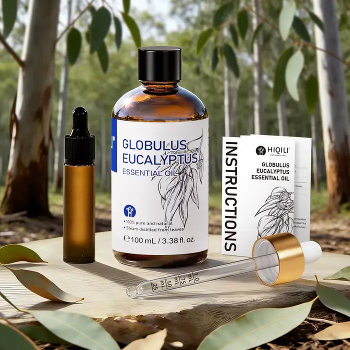 HIQILI Huile essentielle d'eucalyptus 100 ml