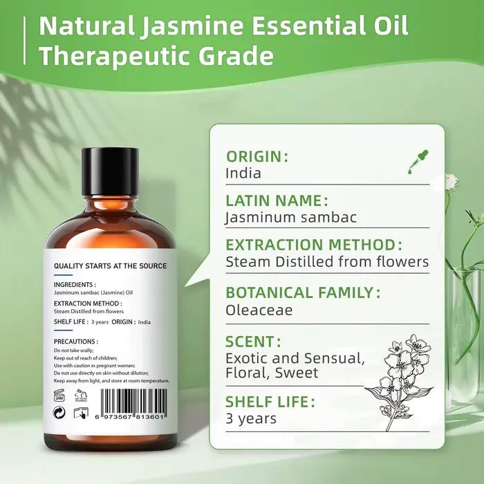 HIQILI 100ML huiles essentielles au jasmin Ylangylang Orange