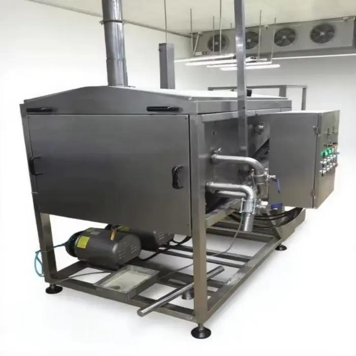 Ligne de production de panure pour poisson, crevettes et palourdes, pour sardines, morue, boulettes de poisson, friteuse pour panure, sur mesure pour usine alimentaire