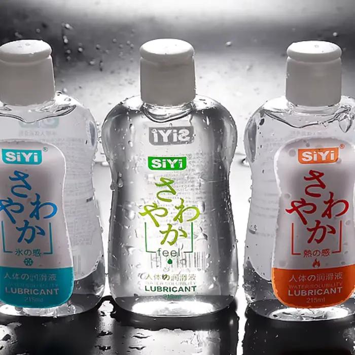 Lubrifiant à base d'eau pour adulte, huile de Massage, facile à nettoyer, pour vagin, Oral, Anal, Gay, 215ML