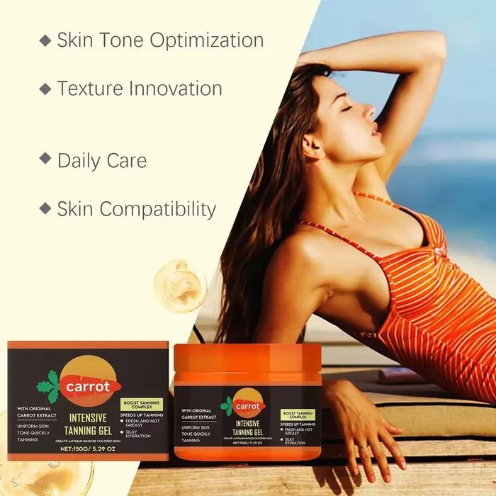 Gel Bronzant Hydratant à la Carotte