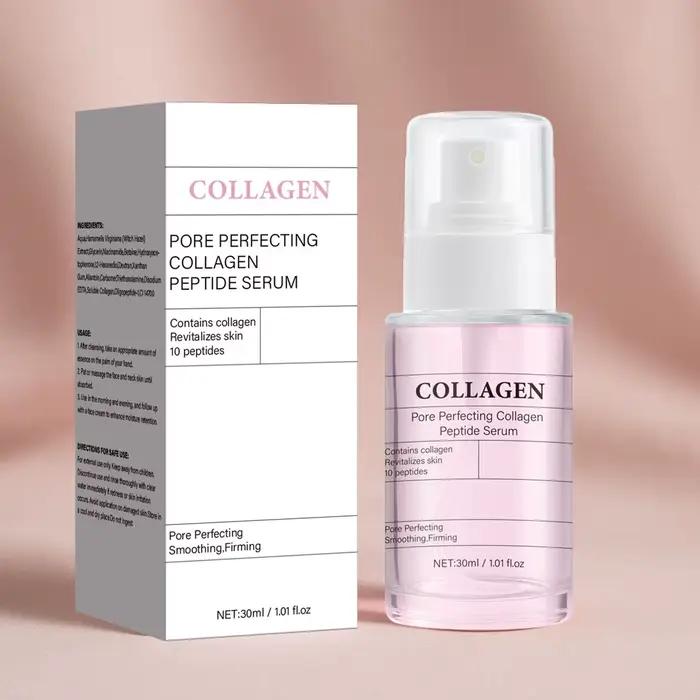 Sérum au collagène et aux peptides pour affiner les pores