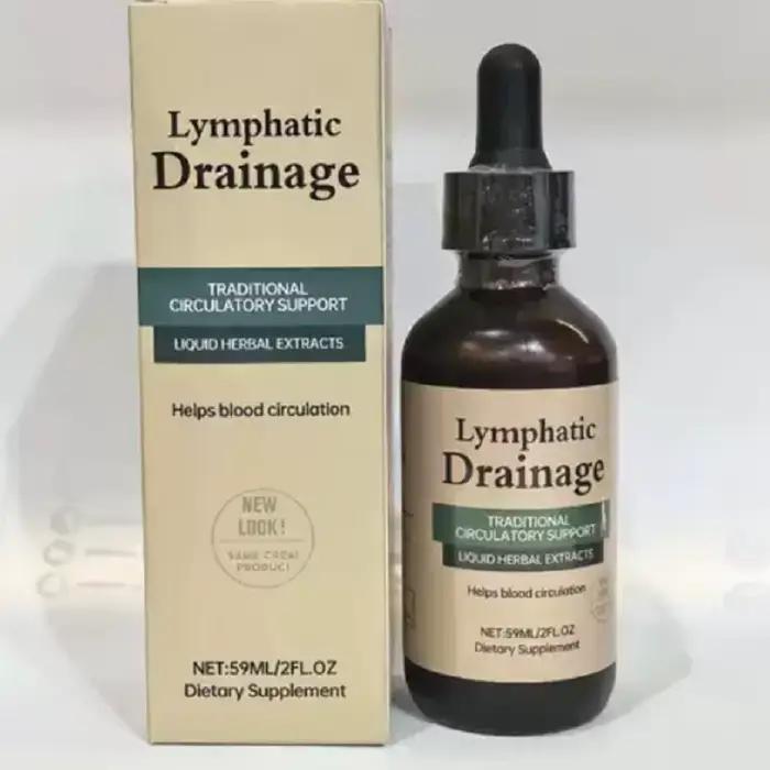 Gouttes naturelles à base de plantes pour le drainage lymphatique - Soutien circulatoire