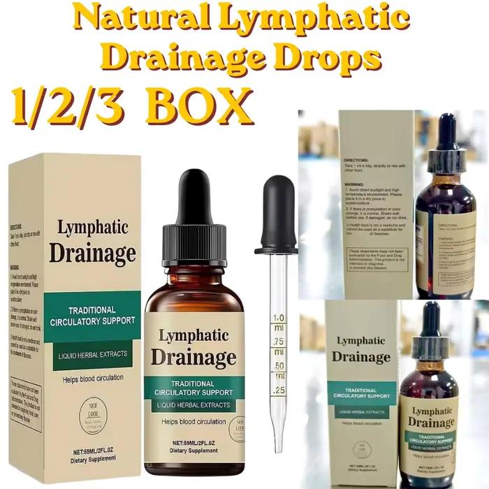 Gouttes de drainage lymphatique naturelles