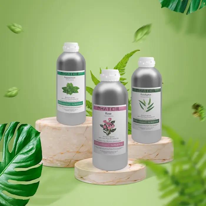 PHATOIL 1000ML huiles essentielles végétales pures vanille pour humidificateur diffuseur d'arôme huile Massage Spa parfum de bain