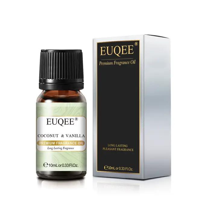 Huiles essentielles EUQEE pour diffuseur d'arômes 10 ml, huile parfumée de qualité supérieure pour la fabrication de bougies, aromathérapie, humidificateurs, désodorisant d'air
