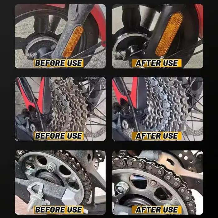 Spray lubrifiant multi-usages anti-rouille - Huile de lubrification anti-rouille pour chaîne de vélo, pièces de voiture, quincaillerie, protection contre la rouille, humidité