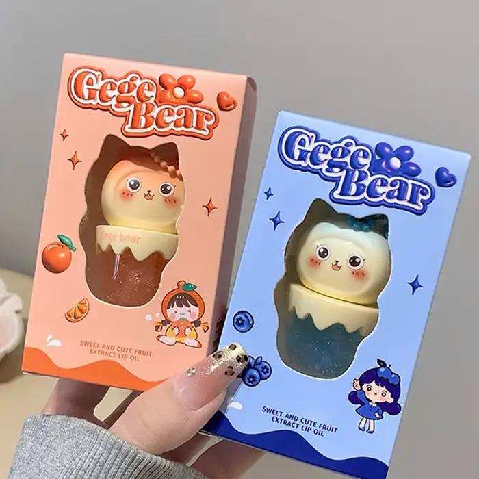 Gege Bear – huile à lèvres aromatisée aux fruits
