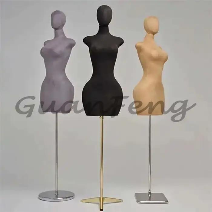 Mannequin femme nue pour vitrine de magasin de vêtements, présentoir demi-corps de modèle sexy européen, accessoires de vitrine