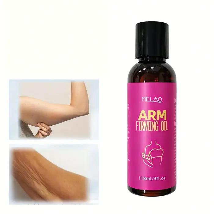 Huile raffermissante pour les bras MELAO, huile de massage pour resserrer et hydrater la peau des bras, huile nourrissante pour le corps pour l'élasticité et la fermeté de la peau