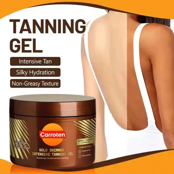 Gel accélérateur de bronzage naturel pour carottes