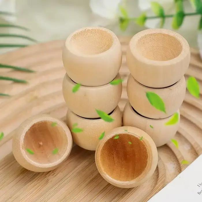 Diffuseur d'huile essentielle rond en bois