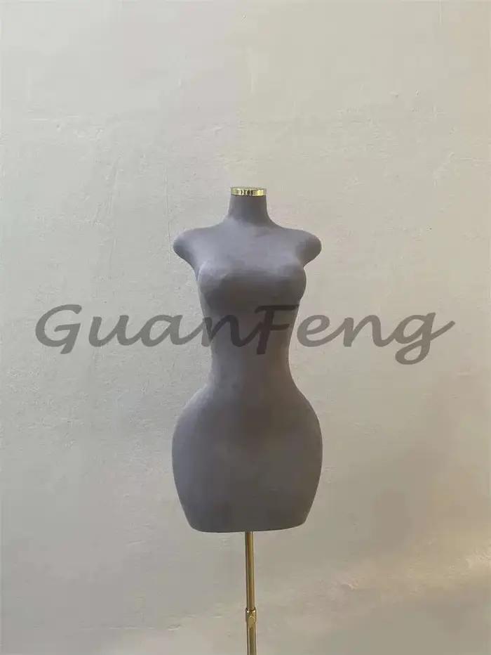 Mannequin femme nue pour vitrine de magasin de vêtements, présentoir demi-corps de modèle sexy européen, accessoires de vitrine