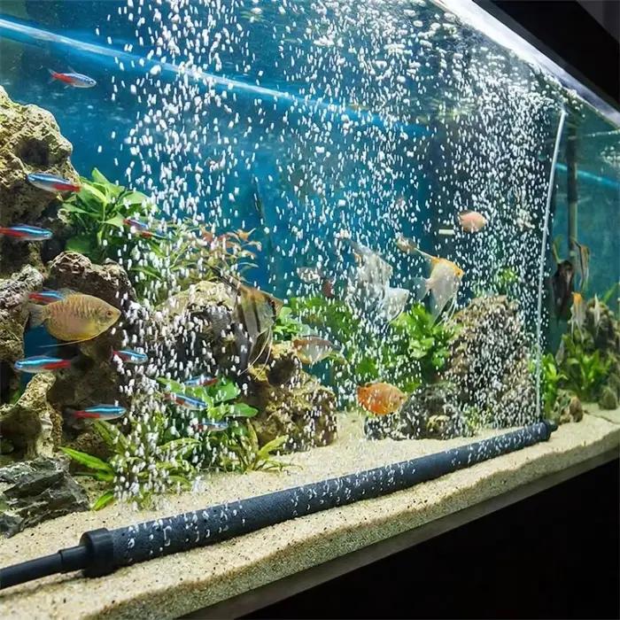 Mur de bulles pour aquarium / Tube de rideau d'air : Diffuseur d'air long pour l'oxygénation décorative, super silencieux et efficace pour les aquariums