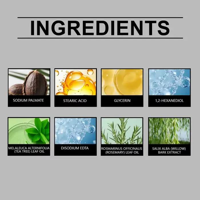 Shampooing Solide au Romarin pour Cheveux Gras – Contrôle du Volume