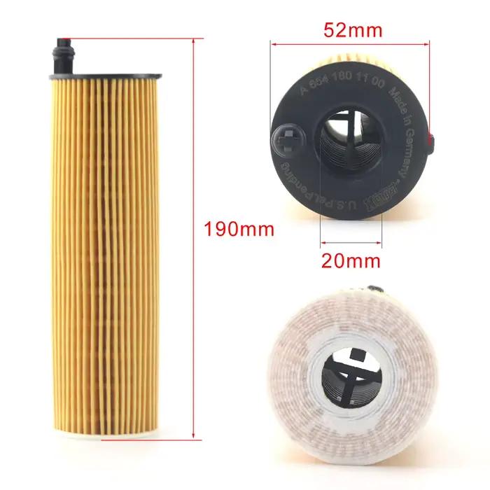 2 pièces/4 pièces A 6541801100   Filtre à huile Automobile pour W222 V222 X222 W205 S205 W213 S213 C238 C180D C220D E300D E220D S350D S400D