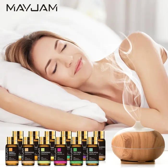 Coffret cadeau d'huiles essentielles végétales naturelles pures
