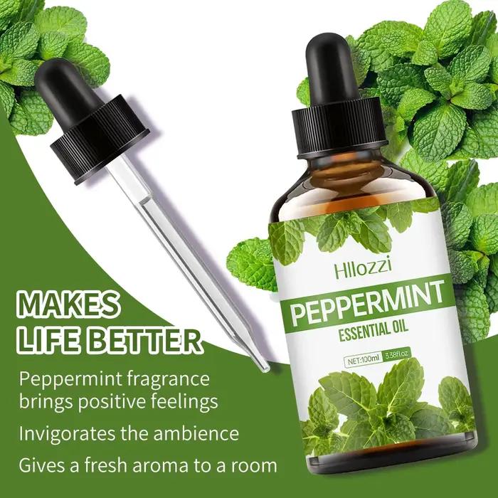 L'huile essentielle végétale de menthe poivrée convient au massage