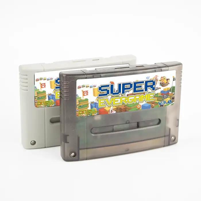 REMANK SFC SNES cartouche 3000-in1 EVERGAME Super DSP SNES cartouche Super V3.0 16 bits JP/EU/US bricolage accessoire de Console de jeu vidéo