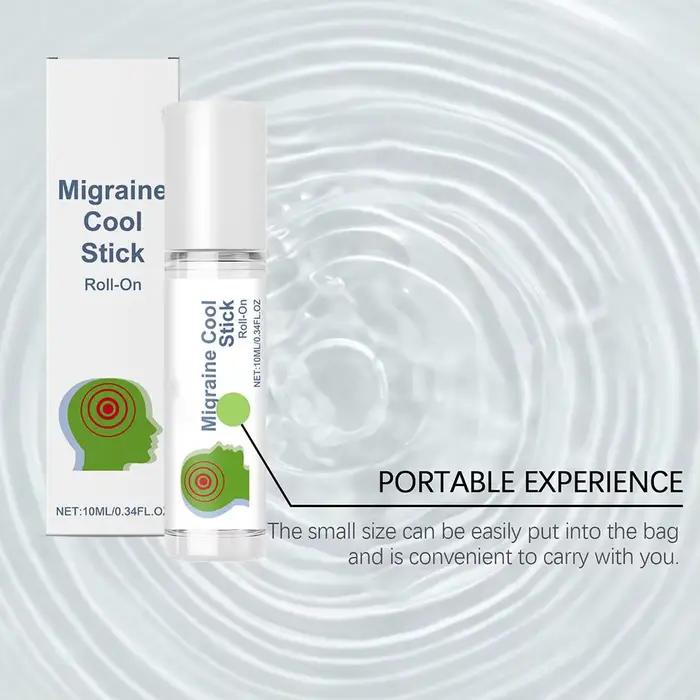 Huile Essentielle de Menthe à Base de Plantes en Roll-on – Soulagement Rapide Tension Tête et Stress – Rafraîchissant