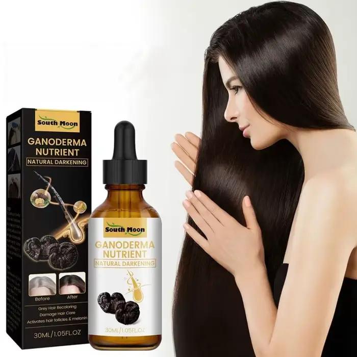 Huile réparatrice pour cheveux blanc à noir