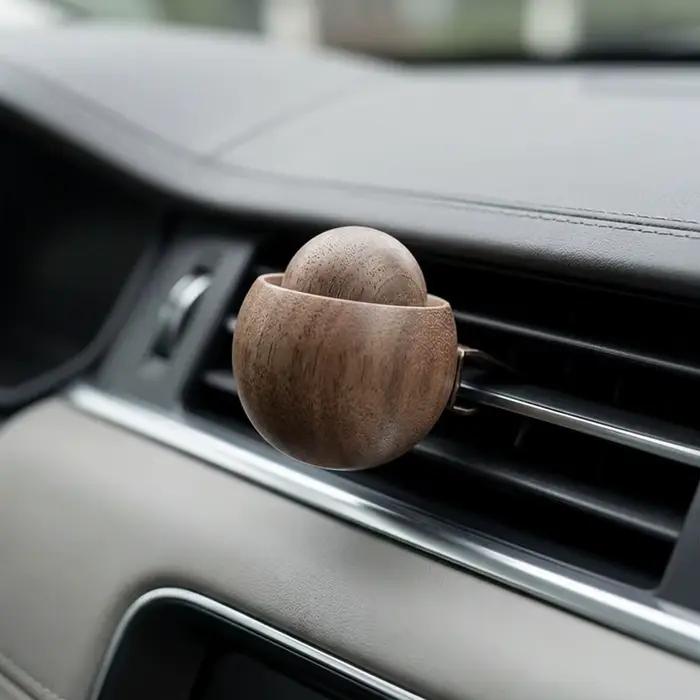 Diffuseur d'huiles essentielles pour voiture et maison - Fabriqué en bois
